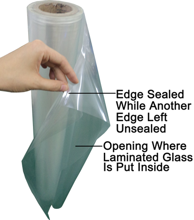 Single Edge Pre-Sealed Vacuum Bag Film for Laminated Glass Processing